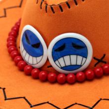 One Piece Ace cosplay hat(orange)