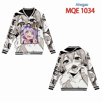 Ahegao anime baseball cloth jacket