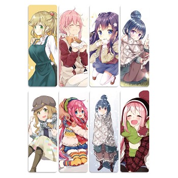 Yuru Camp anime pvc bookmarks set(5set)