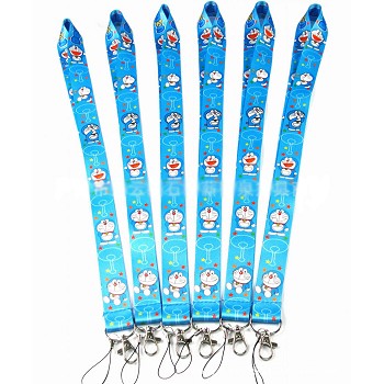Doraemon neck strap Lanyards for keys ID card gym phone straps USB badge holder diy hang rope