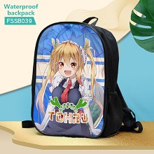 Miss Kobayashi's Dragon Maid anime waterproof backpack bag