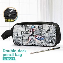 Kuroko No Basketball anime double deck pencil bag pen bag