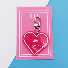 BTS JIN star acrylic key chain