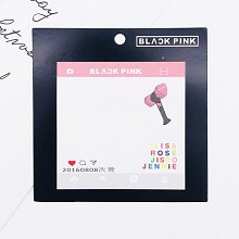 BLACK PINK star Memo Pad Notes Memo Sticker Pape