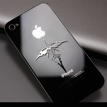 Guilty Crown anime metal mobile phone stickers