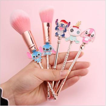 Stitch  anime makeup brush(5pcs a set)