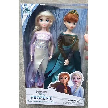Frozen 2 Elsa Anna anime figures a set