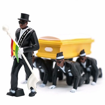 Ghana's dancing pallbearers Coffin Dance figures a set