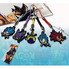 Dragon Ball anime phone straps(5pcs a set)
