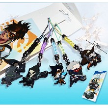 Overwatch anime phone straps(5pcs a set)