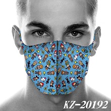 Kingdom Hearts anime trendy mask printed wash mask