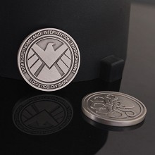 S.H.I.E.L.D. Commemorative Coin Collect Badge Luck...
