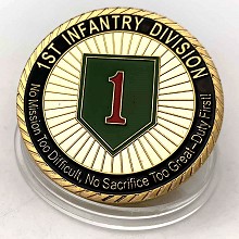 USMC Commemorative Coin Collect Badge Lucky Coin D...