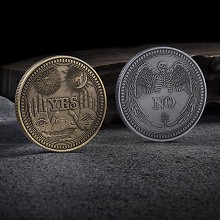 Yes No Commemorative Coin Collect Badge Lucky Coin Decision Coin