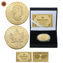 Canada Commemorative Coin Collect Badge Lucky Coin...