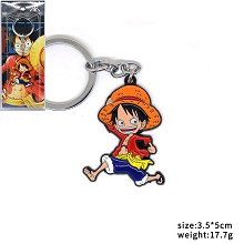 One Piece Luffy anime key chain