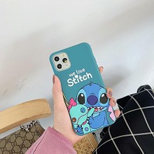 Stitch anime iphone 12 PLUSH MAX case shell