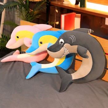 Dolphins anime U pillow