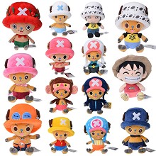 12inches One Piece luffy chopper law anime plush doll