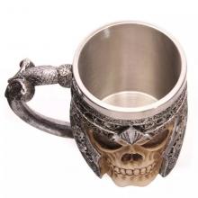 Stainless Steel 3D Skull Skeleton Cup 450ml