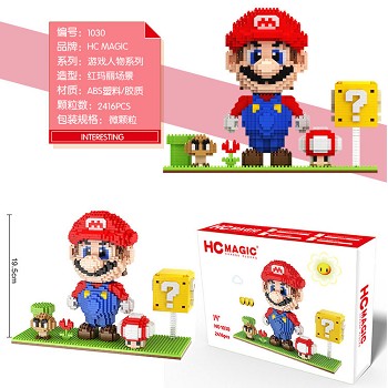 Super Mario anime building block 2416pcs a set