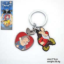Snow White anime key chain