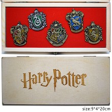 Harry Potter brooch pins set(4pcs a set)