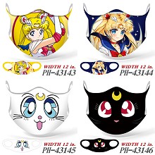 Sailor Moon anime trendy mask printed wash mask