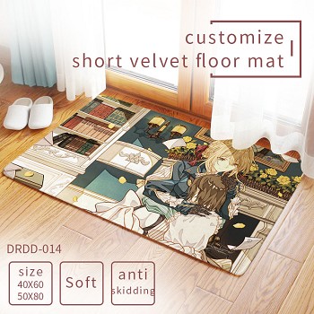 Card Captor Sakura anime customize short velvet floor mat