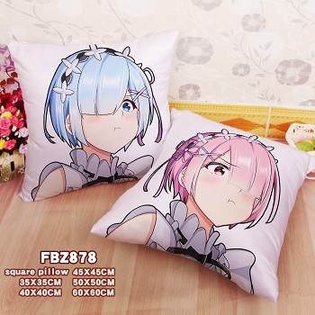 Re:Life in a different world from zero anime two-sided pillow