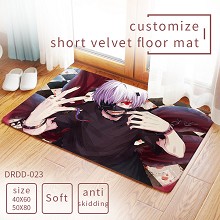 Tokyo ghoul anime customize short velvet floor mat