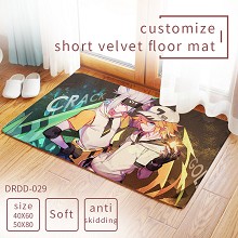 Aotu World anime customize short velvet floor mat