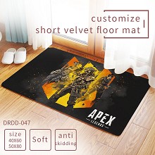 Apex legends game customize short velvet floor mat
