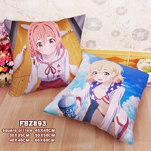 Kanojo Okarishimasu anime two-sided pillow