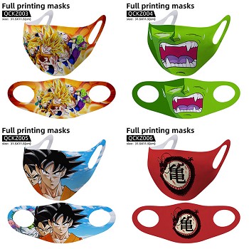 Dragon Ball anime trendy mask face mask