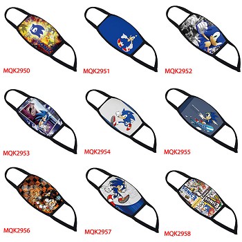 Sonic The Hedgehog game trendy mask face mask