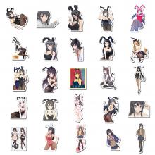 Seishun Buta Yarou wa Bunny Girl Senpai no Yume wo Minai waterproof stickers set(50pcs a set)