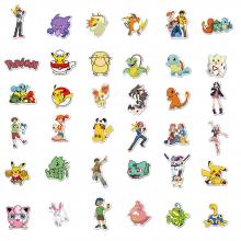 Pikachu anime  waterproof stickers set(50pcs a set)