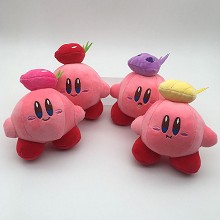 5inches Kirby anime plush dolls set(4pcs a set)