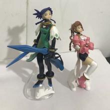 The girl anime figures set(2pcs a set) no box
