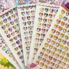 Cartoon Crystal acrylic button DIY twinkle jewelseals 3D stickers