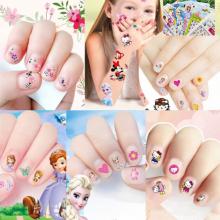 Frozen Princess Elsa Anna children nail stickers(each style by random)
