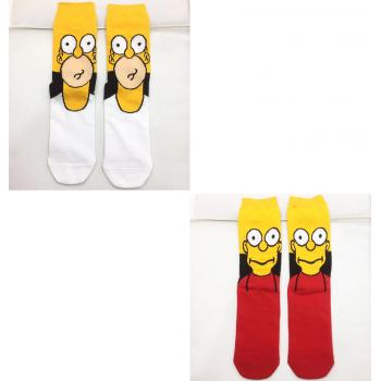 The Simpsons anime cotton long socks a pair