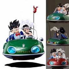 Dragon Ball Son Goku ChiChi wedding car anime figures set