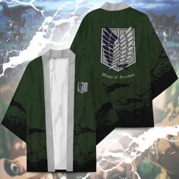 Attack on Titan anime kimono cloak mantle hoodie