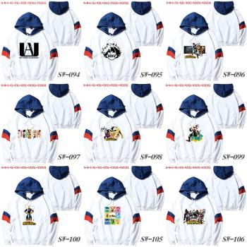 My Hero Academia anime cotton thin harajuku sweatshirt hoodies clothes