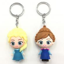 Frozen anime figure doll key chain