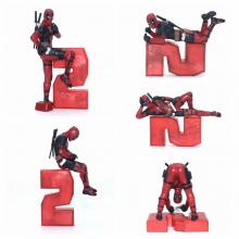 Deadpool movie figures set(5pcs a set)