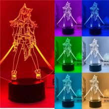Arknights game  3D 7 Color Lamp Touch Lampe Nightlight+USB