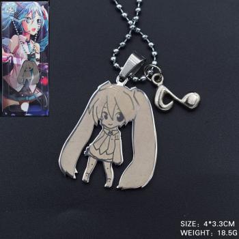 Hatsune Miku anime necklace
